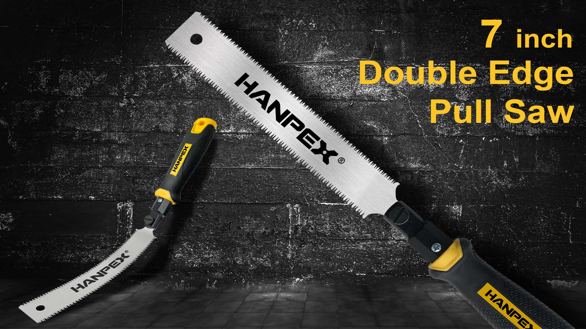 Hanpex Mini Japanese Double Edge Pull Hand Saw 7